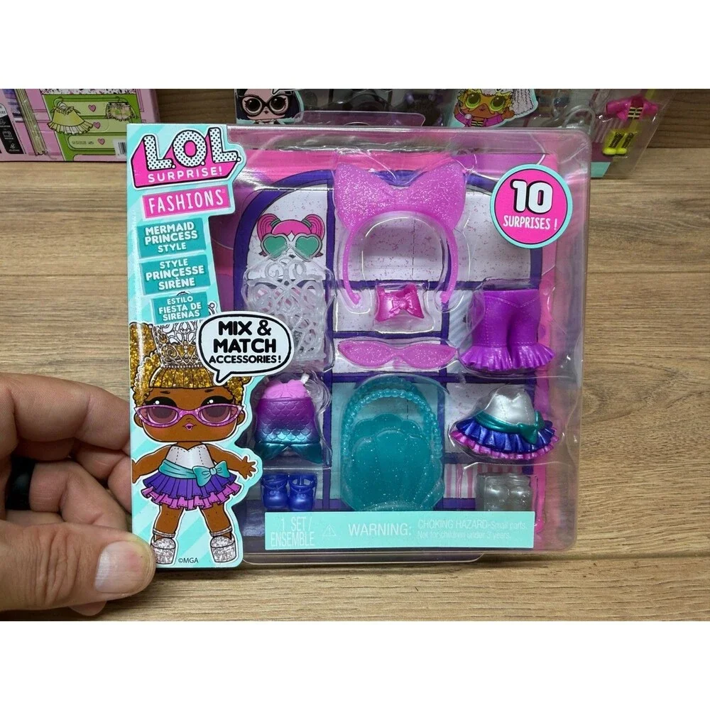 LOL Surprise Fashions Mix & Match Accessories - Lot of 6 - New Sealed!